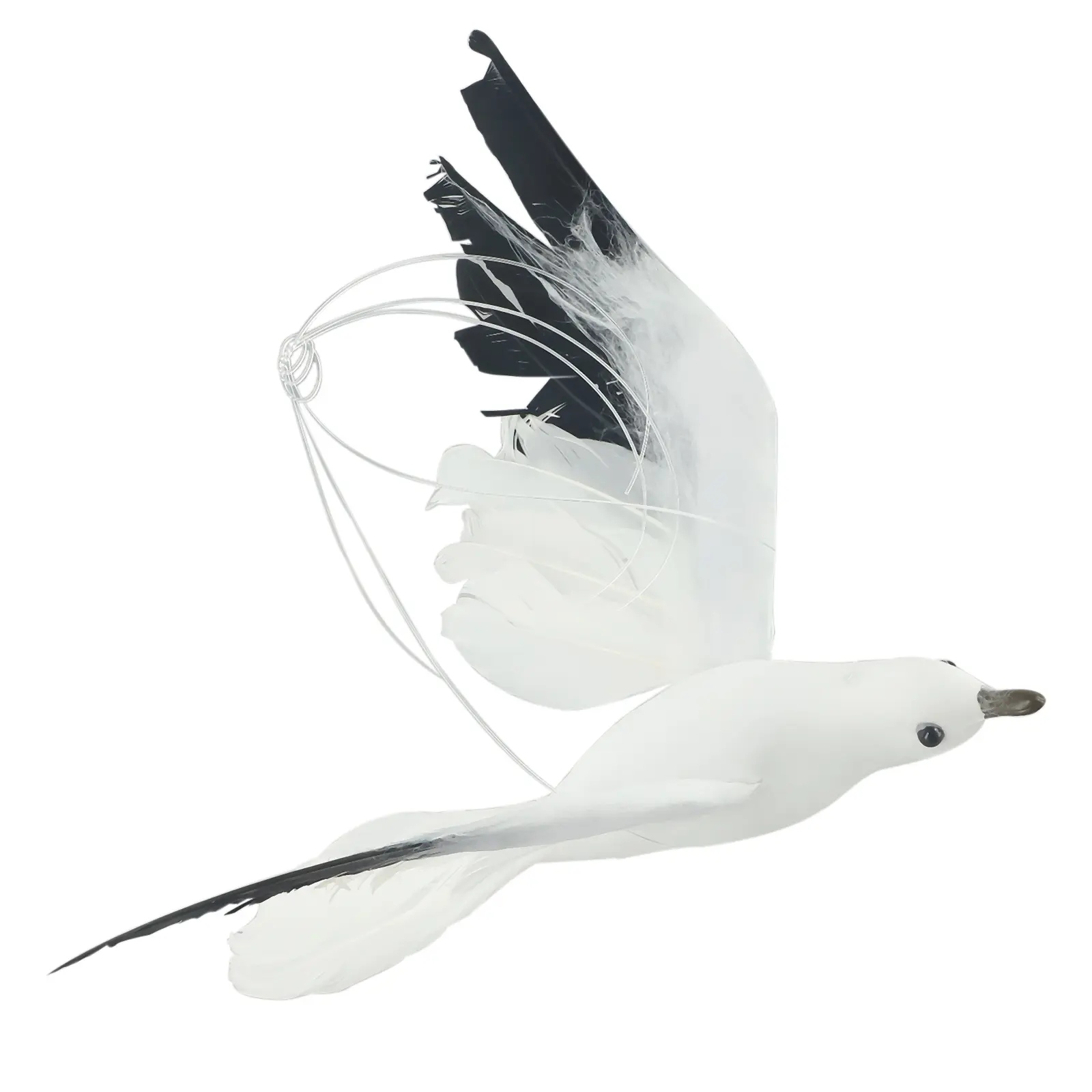 Craft Simulated Seagull Hanging Statue Ornament Handmade Realistic Artificial Feathered Flying Seagull Druable