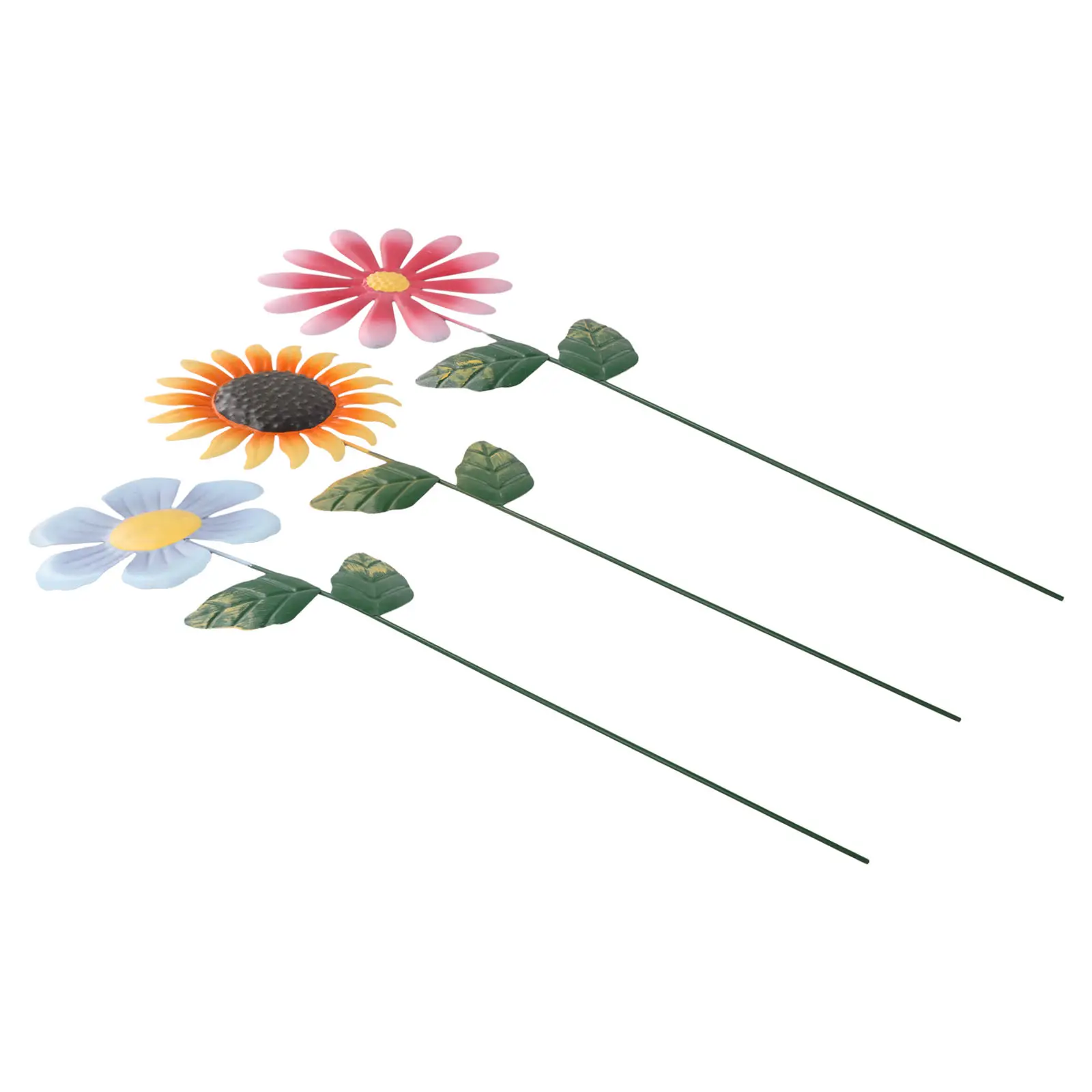 Intricate Design Outdoor Garden Large Metal Flower Ornament Flower Garden Sculpture Weather-resistant Sculpture