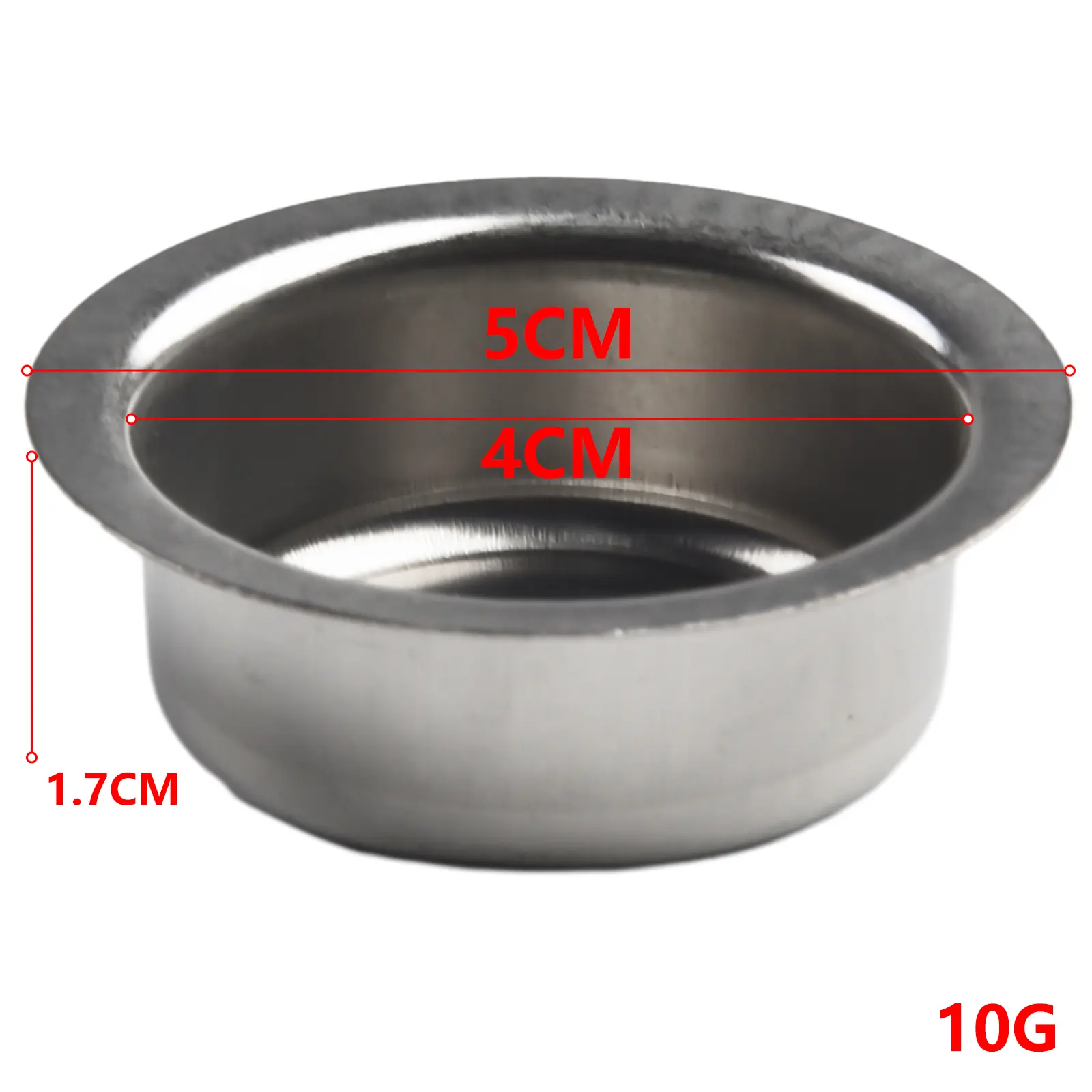 High Quality Candle Cups Accessories For Glass Candles True Color 5*5*1.7cm Hardware Home Metal Specifications