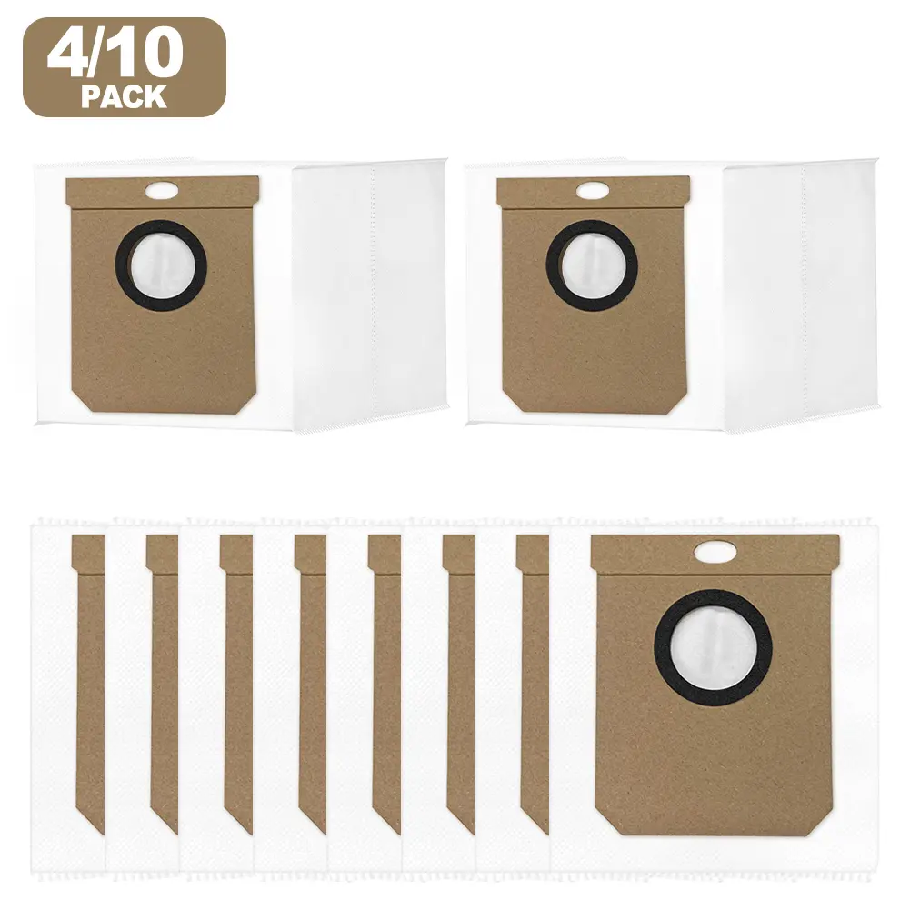 For Conga 20090 ProAI InfinitySoap Cut&Spa 3.5L Vacuum Dust Bags Ultra Fine Filtration 99.97% Dust Capture Tear-Resistant