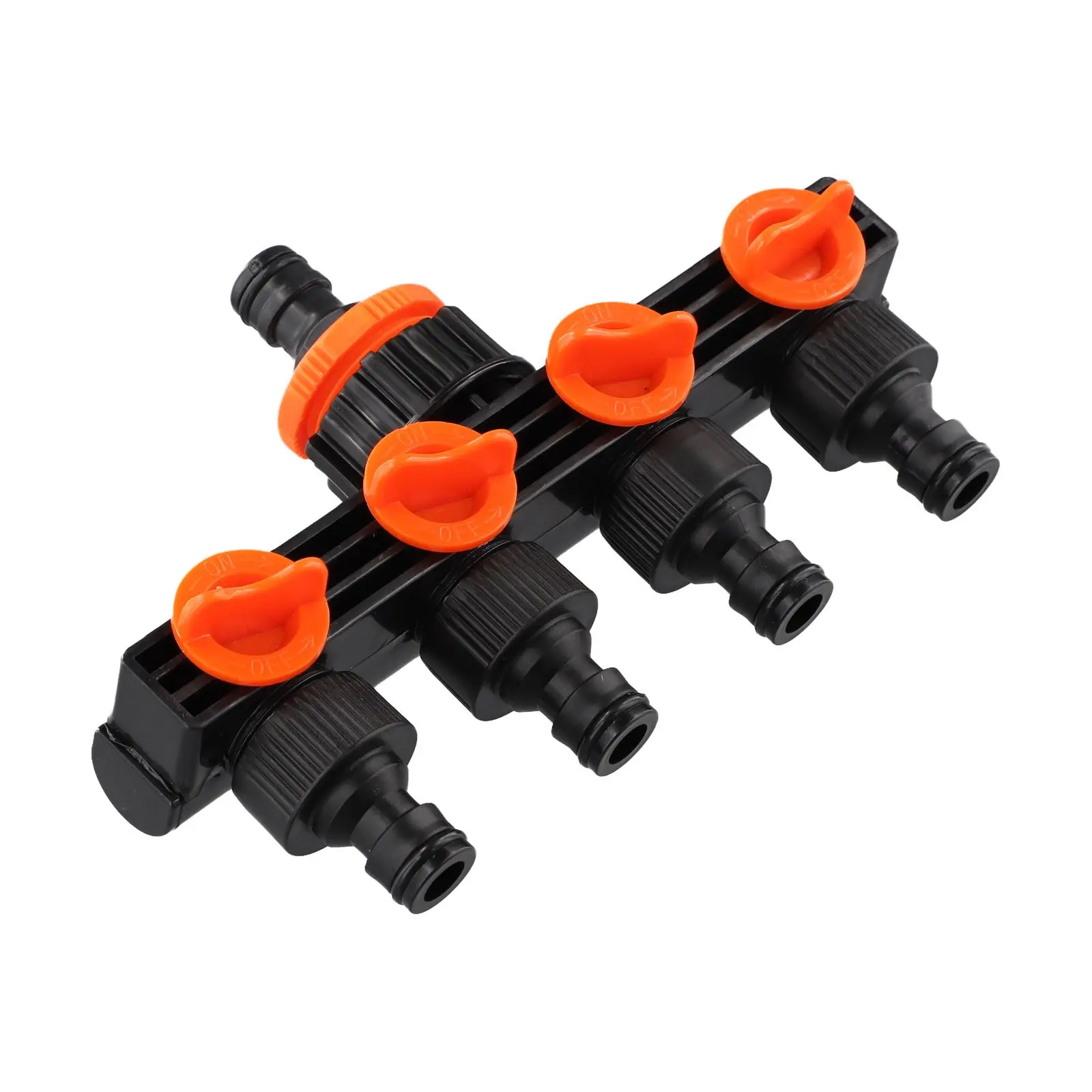 Distributor Faucet Faucet Dispenser Watering Connector With Valve 183*122MM 4 Way Hose Garden Water Pipe Separator