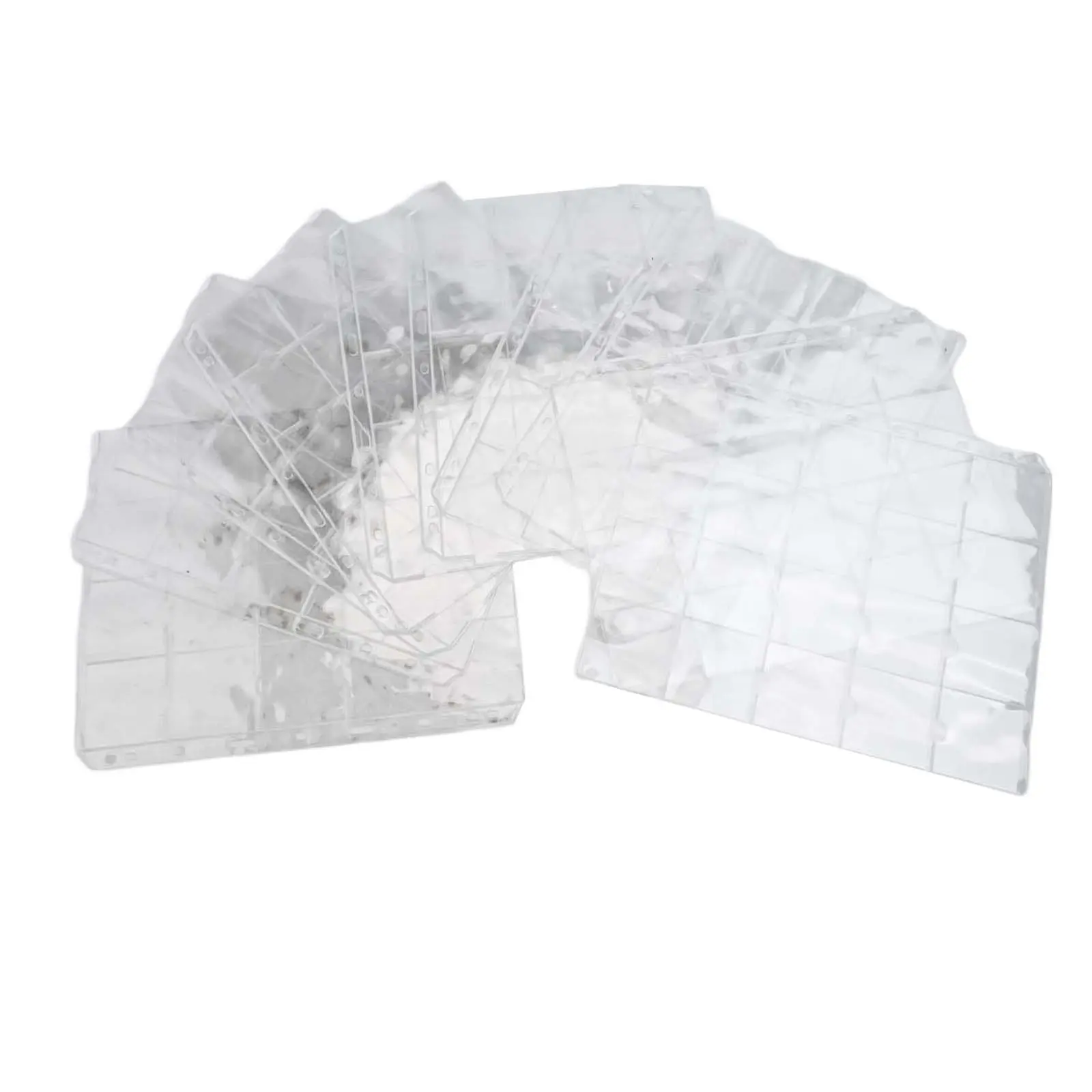 Practical Wide Application Coin Holder Sheet Organization Protection 1/10 Sheet For Coin Collection 20 Pockets