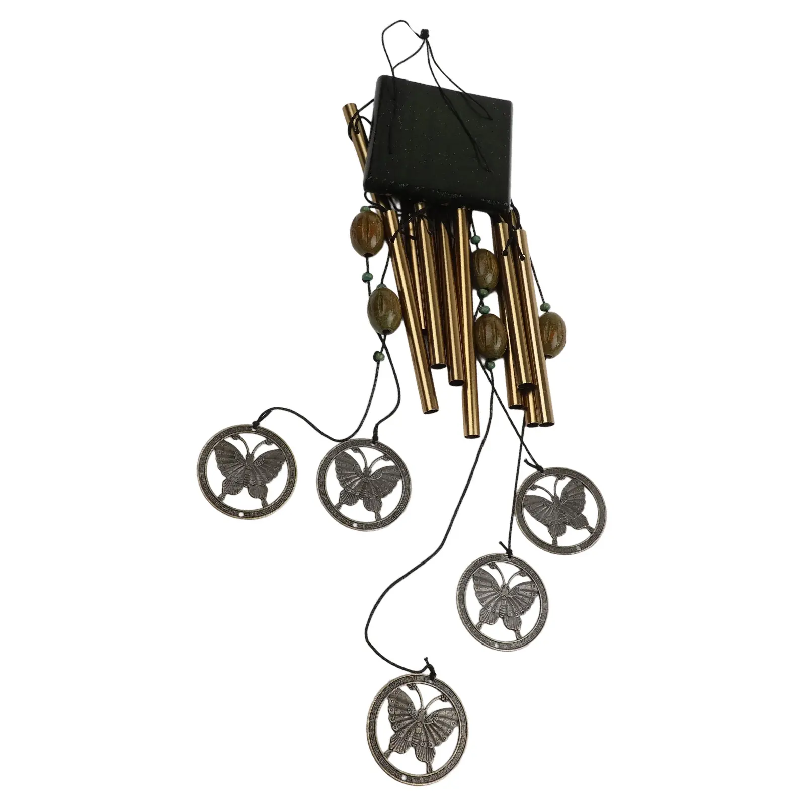 Bell Windchime 60cm Height Chapel Copper Garden Wind Chime Yard 12 Tube 13cm Tube Length Large Metal Beautiful