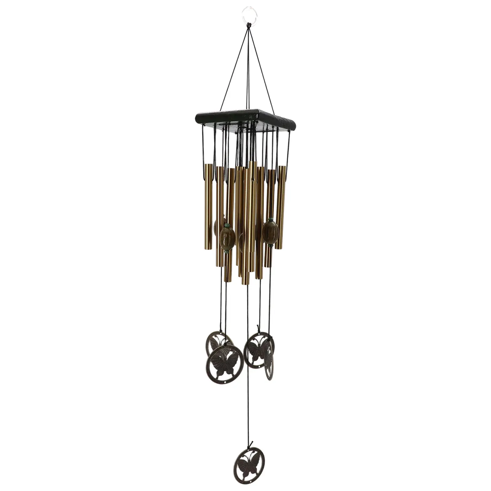 Bell Windchime 60cm Height Chapel Copper Garden Wind Chime Yard 12 Tube 13cm Tube Length Large Metal Beautiful