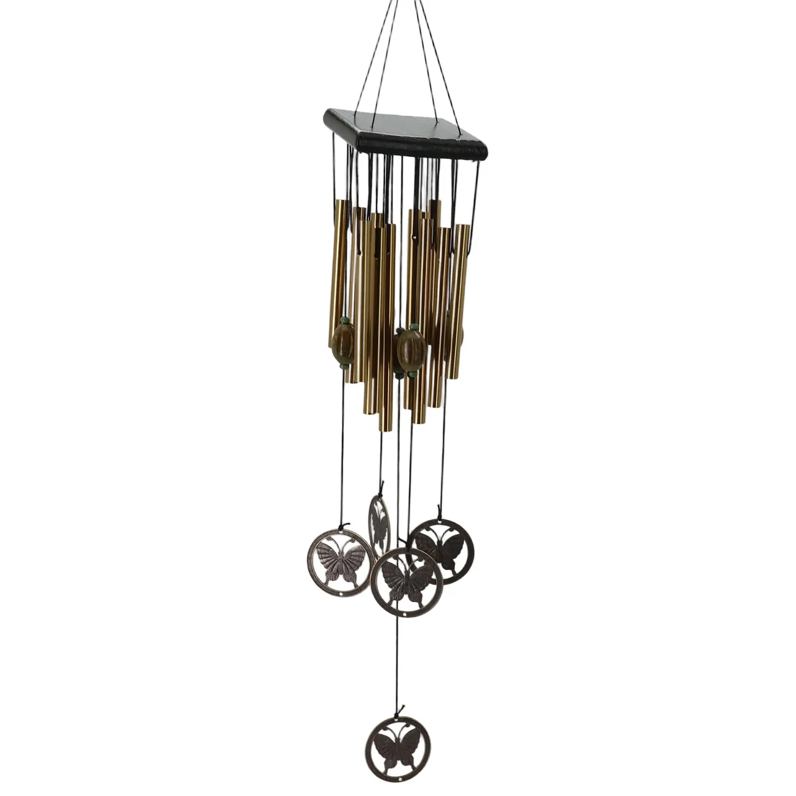 Bell Windchime 60cm Height Chapel Copper Garden Wind Chime Yard 12 Tube 13cm Tube Length Large Metal Beautiful