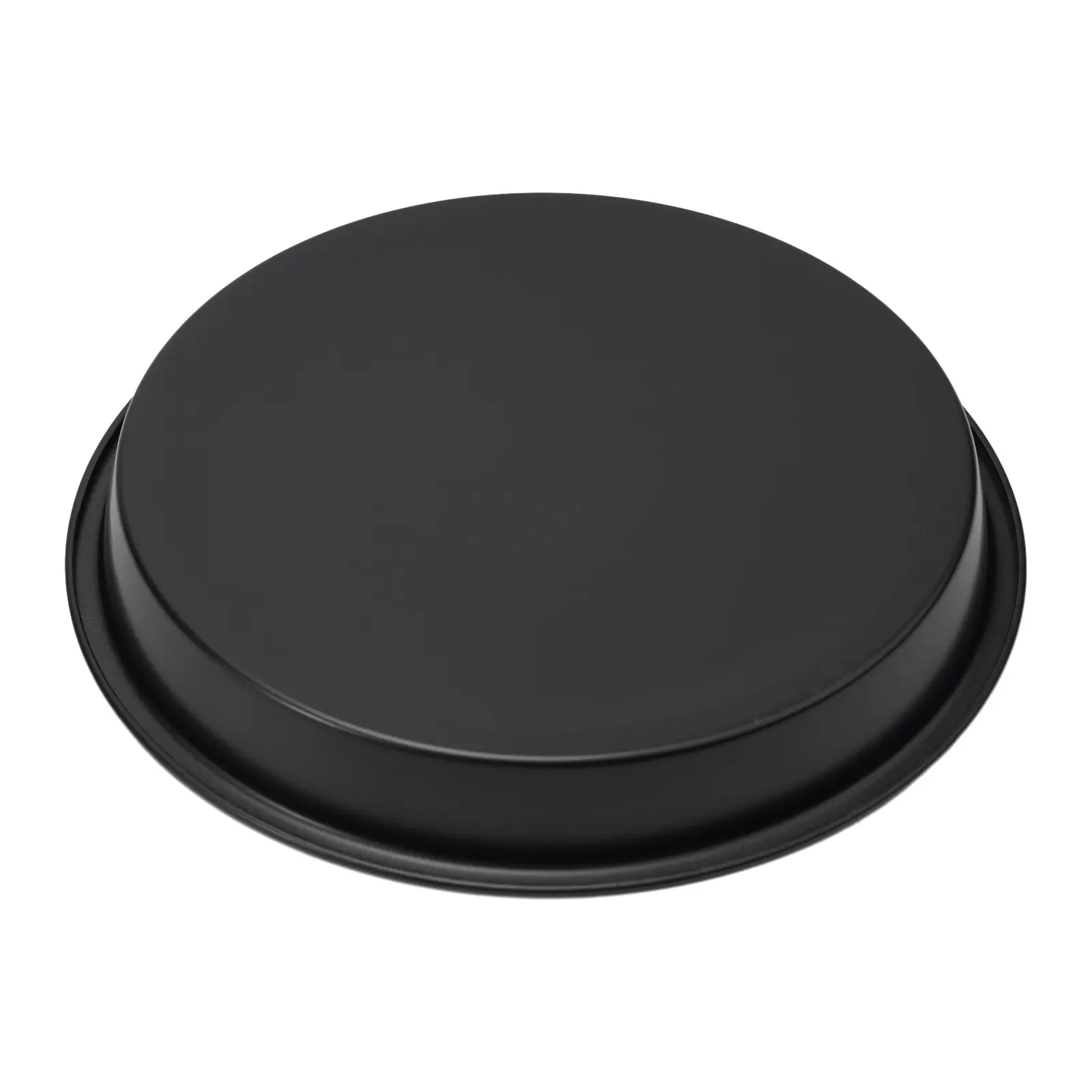 Practical Pizza Pan Delicate Non-Stick 6-10In Black Carbon Steel Chip Tray Dish High Quality Microwave Oven Pan