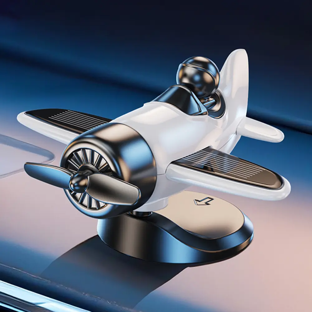 Car Pilot Accessory Propeller Light Sensing Toy Pilot Car Decoration ABS Material Car Interior Decor Exquisite Design