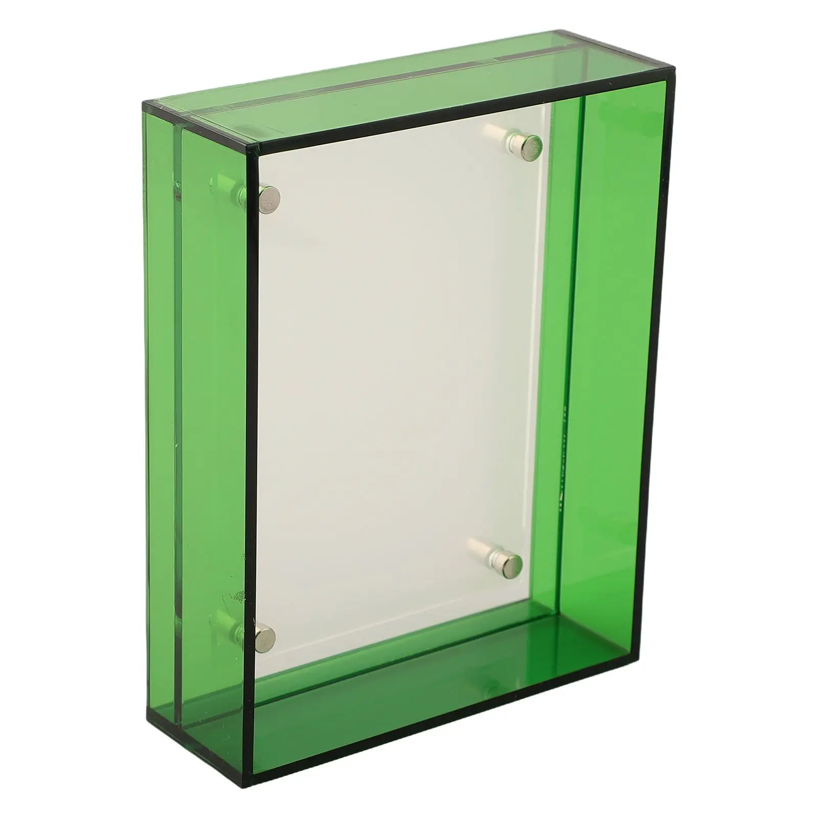 Easy To Assemble Tabletop Display Acrylic Picture Frame DIY Frame Auxiliary Installation Tools Frameless Picture Holder