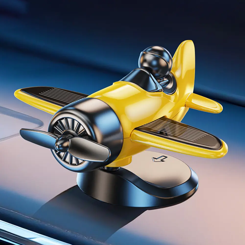 Car Pilot Accessory Propeller Light Sensing Toy Pilot Car Decoration ABS Material Car Interior Decor Exquisite Design