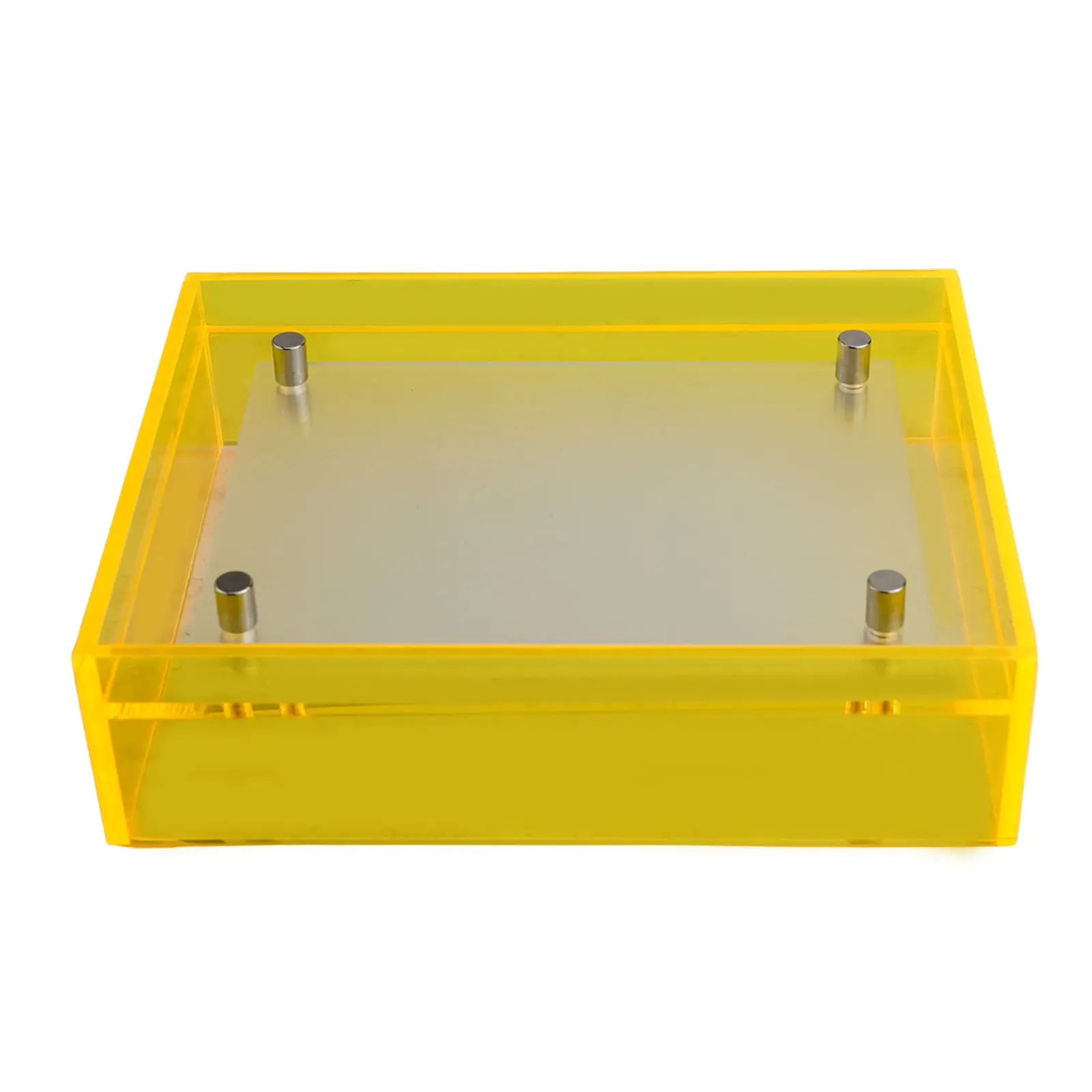 Easy To Assemble Tabletop Display Acrylic Picture Frame DIY Frame Auxiliary Installation Tools Frameless Picture Holder
