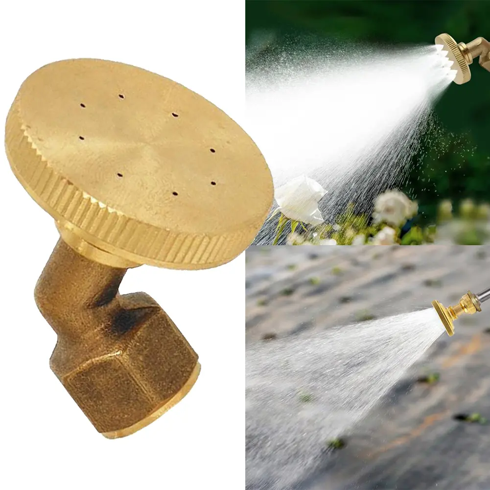 8-Hole Brass Sprayer Nozzle Atomizing Spray Fitting Hose Fitting Garden Nozzle Electric Spray Part Dispenser 8-hole Nozzle