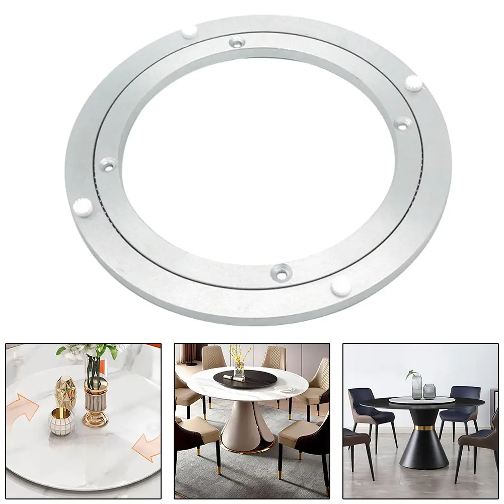 1pcs Heavy Duty Rotating Bearing Turntable Lazy Susan Base 12-39cm Round Rotating Bearing Plate Turntable Base Hardware