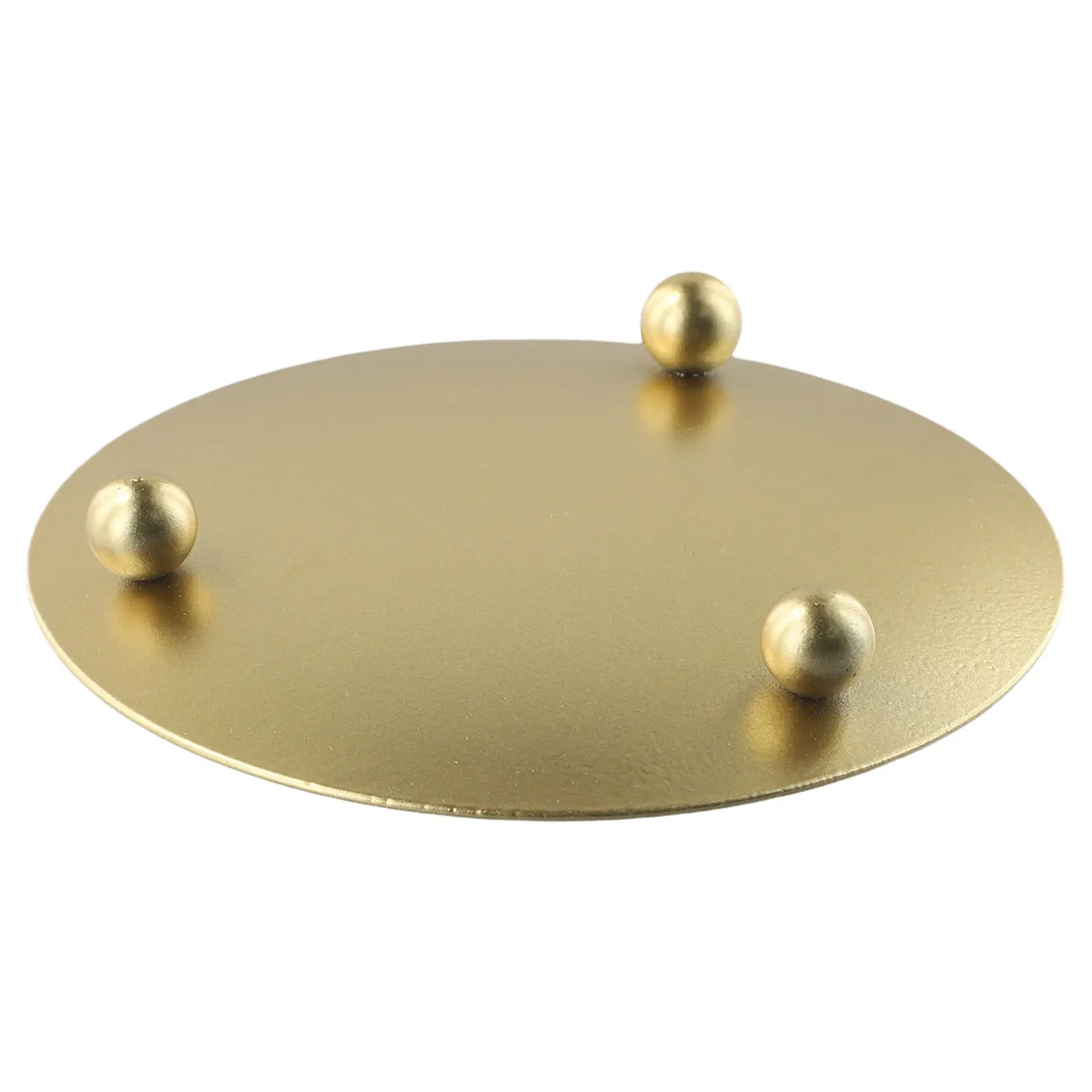 Rack Candle Holder For Wedding Iron Plate Metal Party Pedestal Pillar Round Rustless Spa Accessories Brand New