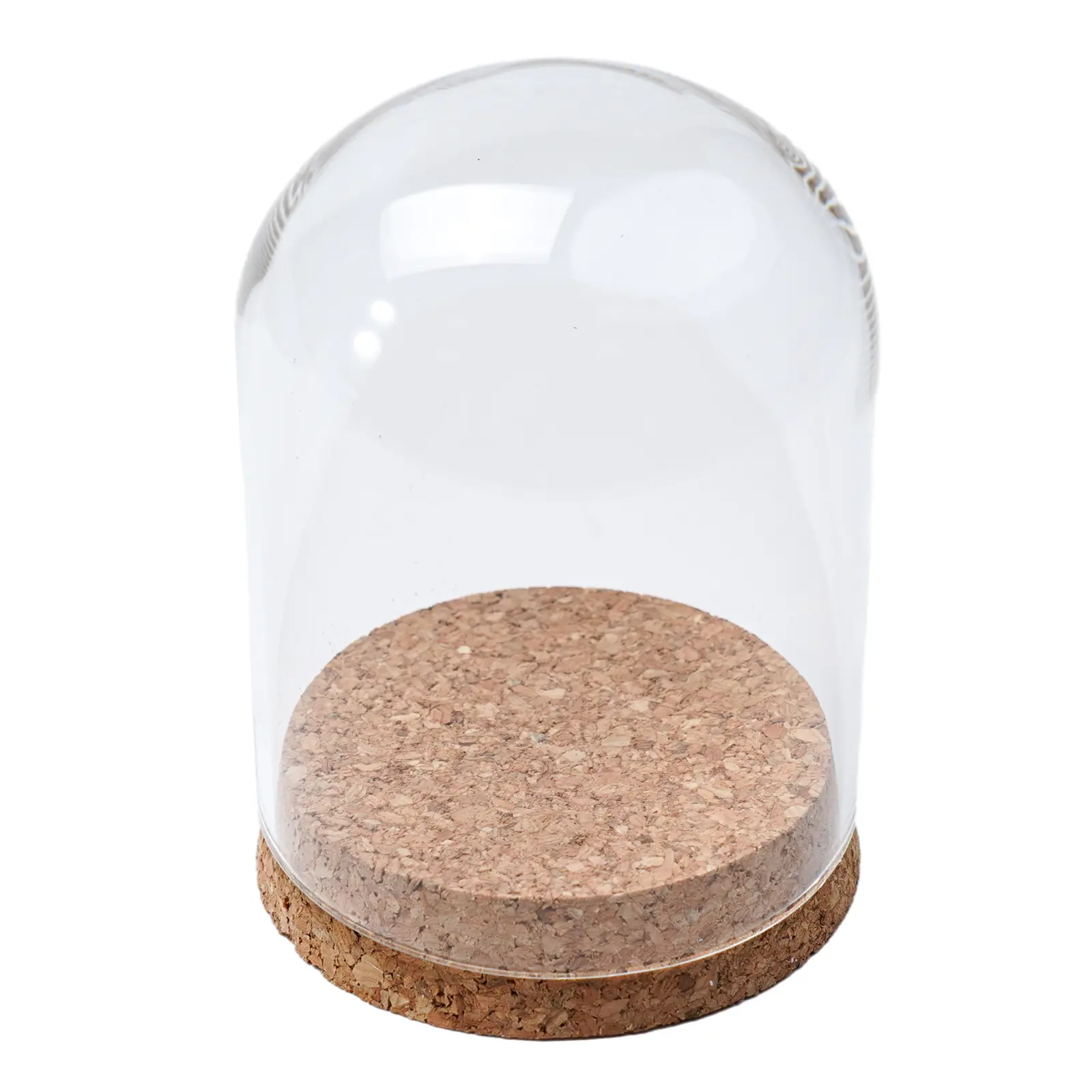 High Quality Useful Brand New Hot Plant Glass Cover Plants Vase Accessories DIY Decor Dome Table With Wood Cork