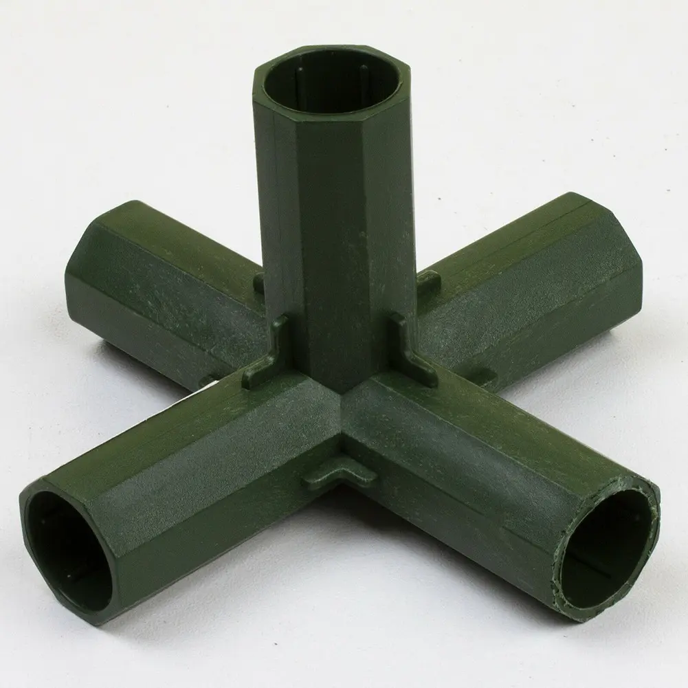 Adapter Connector 4pcs Greenhouse Greenhouse Pole Joints Joints Adapter 16-17mm PP Plastic Plastic Pole Pratical