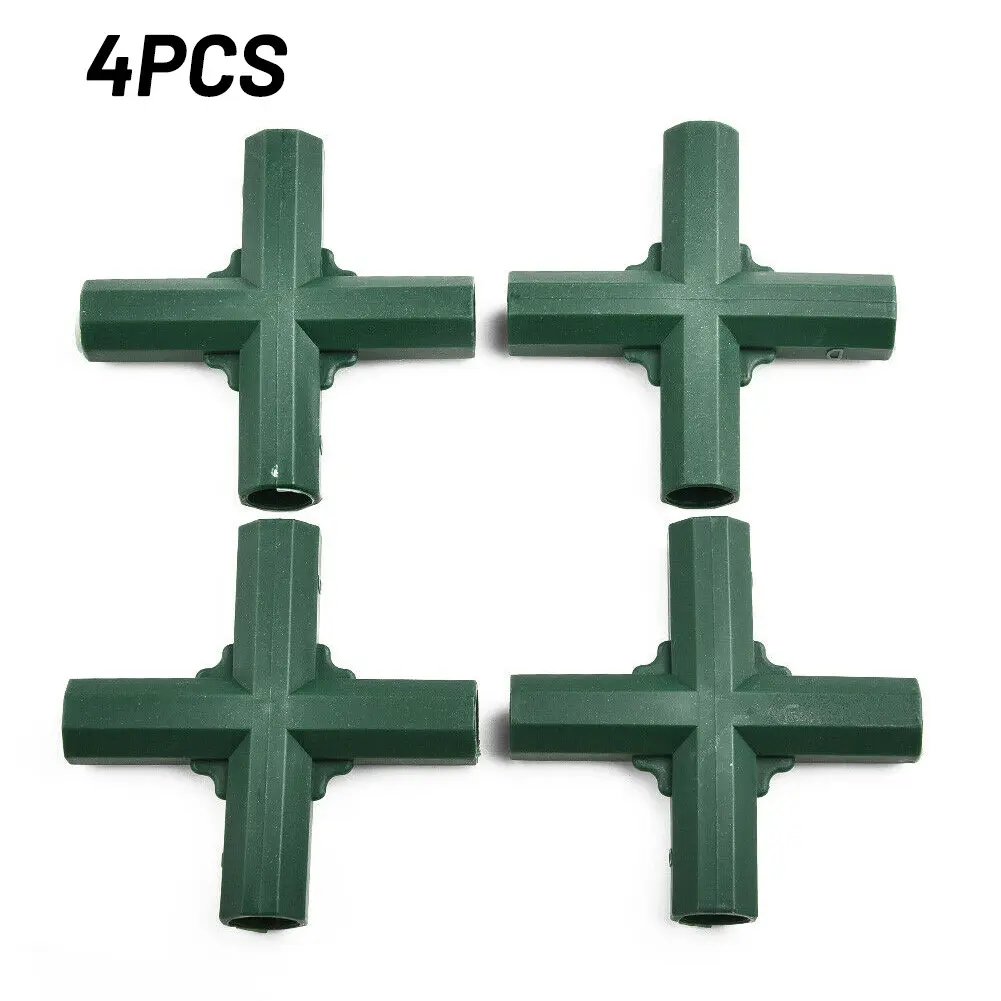 Adapter Connector 4pcs Greenhouse Greenhouse Pole Joints Joints Adapter 16-17mm PP Plastic Plastic Pole Pratical