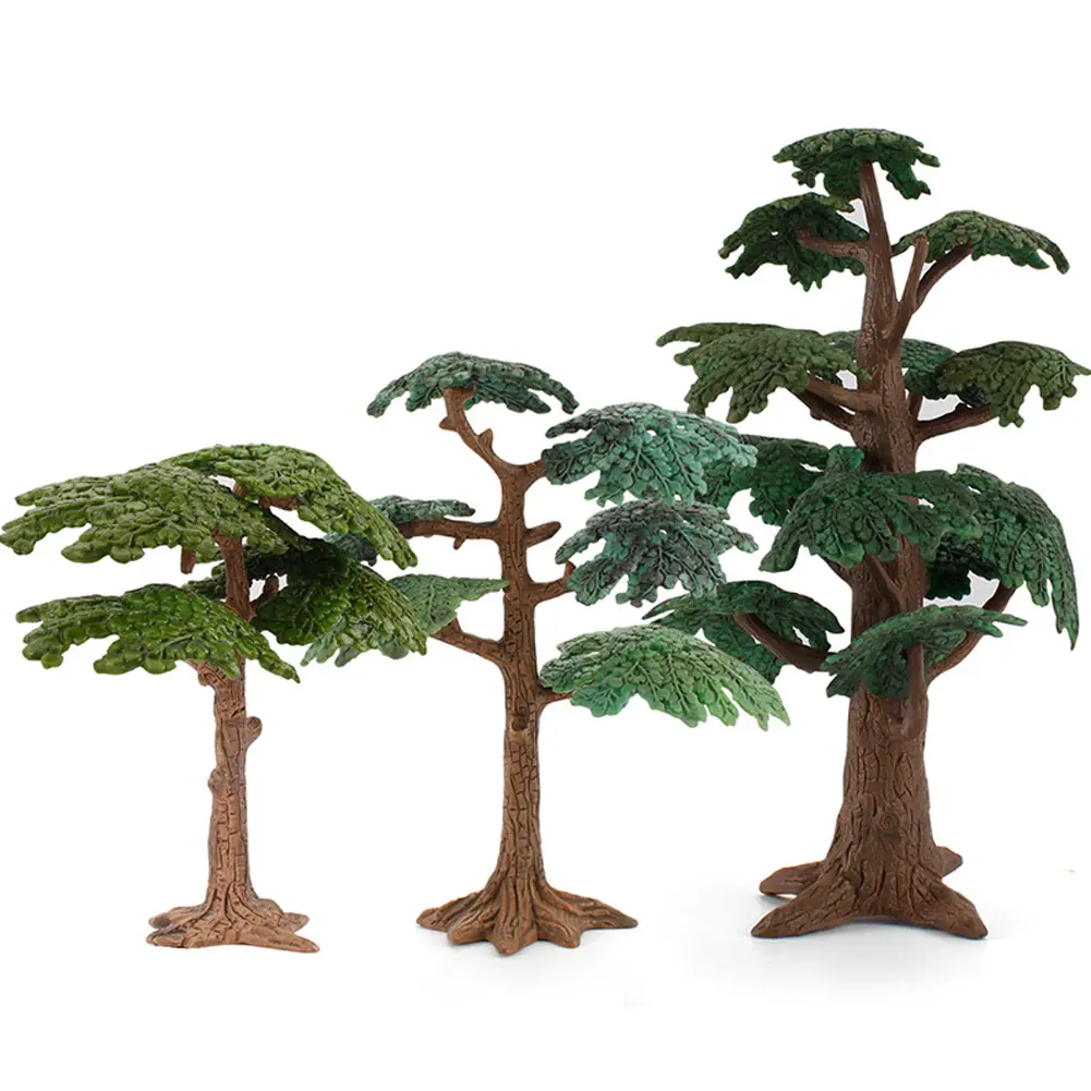 Model Trees Train Railroad Farm Garden Park Scenery Miniature Tree Accessory Figures Tree Simulation Tree Landscape Decor