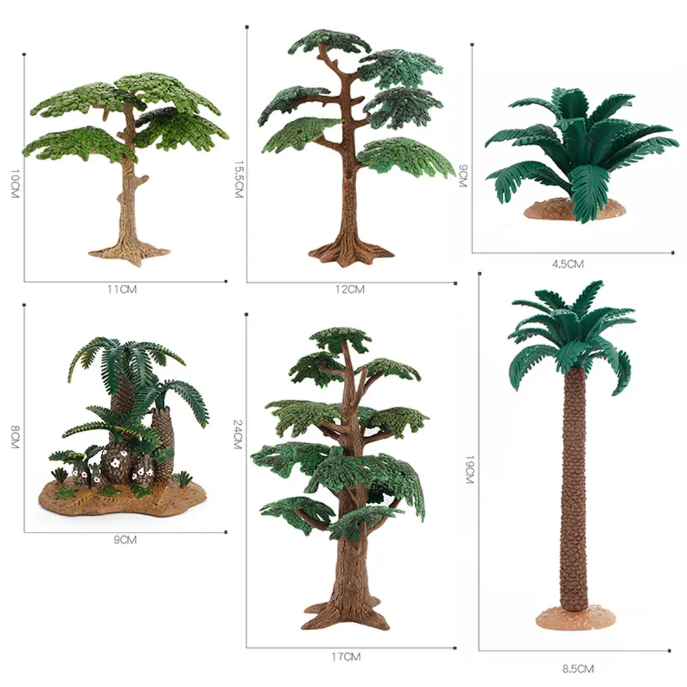 Model Trees Train Railroad Farm Garden Park Scenery Miniature Tree Accessory Figures Tree Simulation Tree Landscape Decor
