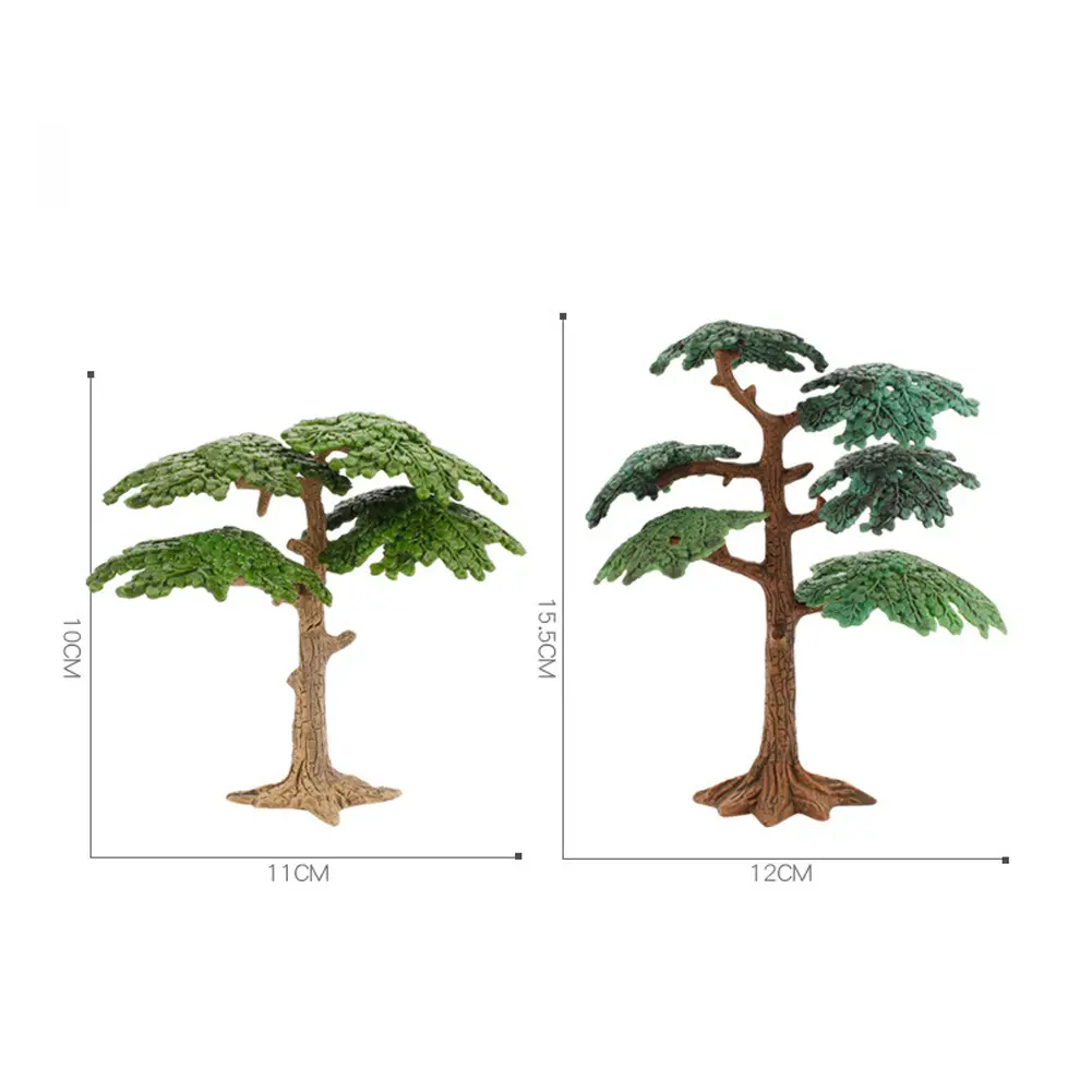 Model Trees Train Railroad Farm Garden Park Scenery Miniature Tree Accessory Figures Tree Simulation Tree Landscape Decor