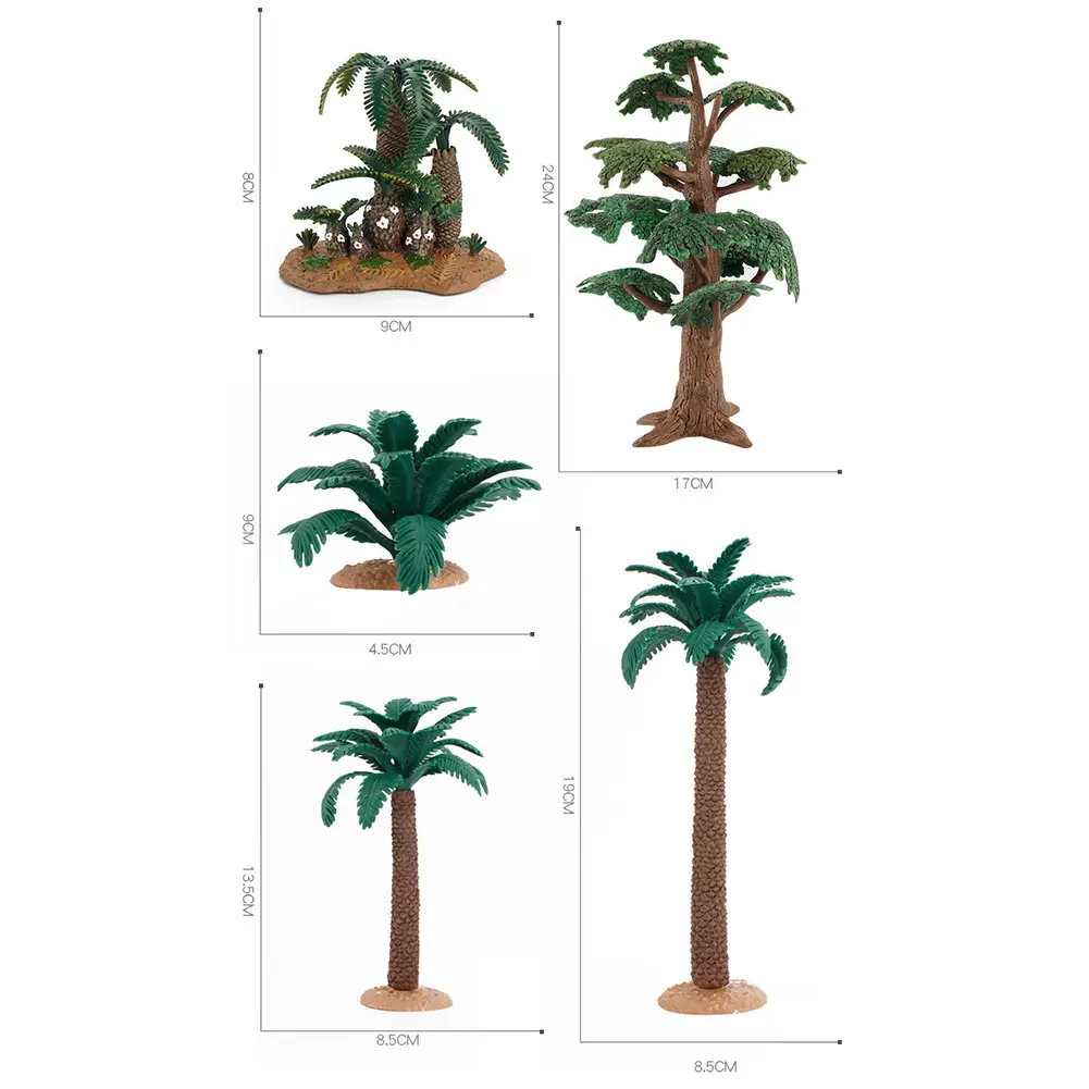 Model Trees Train Railroad Farm Garden Park Scenery Miniature Tree Accessory Figures Tree Simulation Tree Landscape Decor