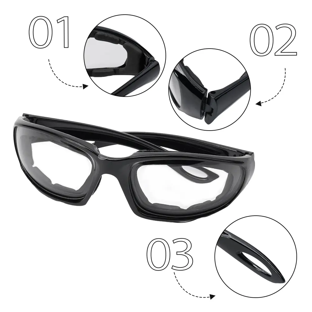 Glasses For Cutting Onions Cut Onion Goggle Without Tearing Safety Goggle Kitchen Accessories Eye Glasses Kitchen Gadget Tools