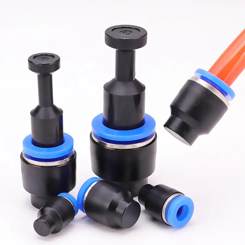 1/5/10 Pcs Black Blue Pneumatic Connector Quick Plug Plastic Plug Pipe Plug PPF 4mm 6 8 10 12 14 16MM Air Hose Sealing Connector
