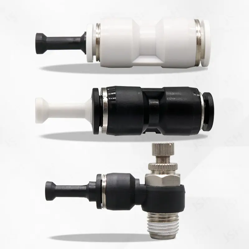 5PCS PP Pipe Plug Pneumatic Blanking Plug 4 6 8 10 12 14 16mm Air Hose Pipe Fitting Connector Plastic Quick Connector