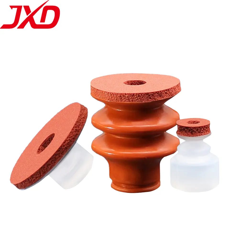 JXD DP-08/10/12/15/20/25/30/40/50 DP-S08/10/12/15/20/25/30 Small White Silicone Red Traceless Sponge Vacuum Sucker
