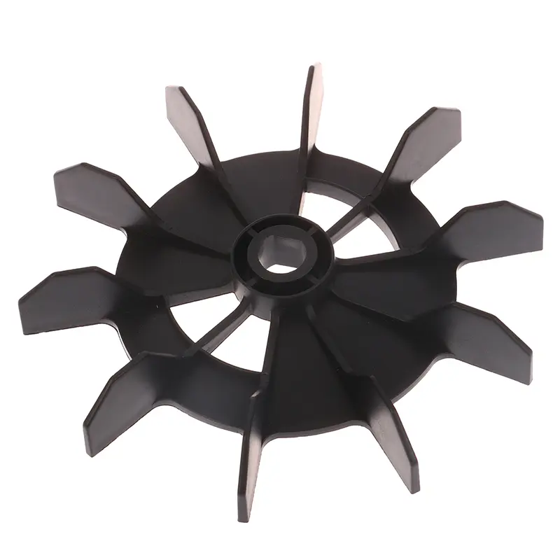 1PC Black Plastic Heat Dissipation Engineering Fan Blade Air Compressor Fan Replacement Direct
