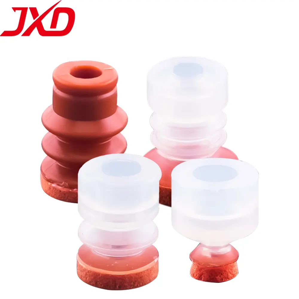 JXD DP-08/10/12/15/20/25/30/40/50 DP-S08/10/12/15/20/25/30 Small White Silicone Red Traceless Sponge Vacuum Sucker