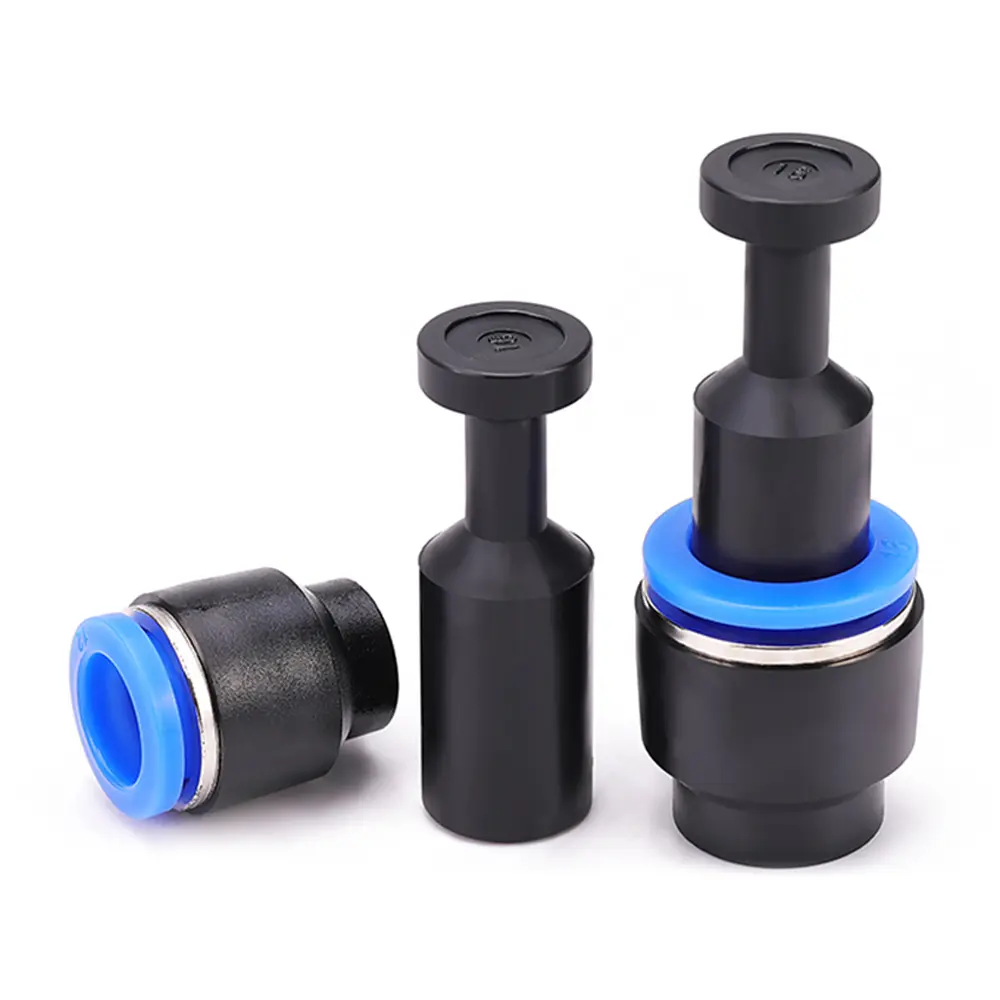 5PCS Pneumatic Connector Quick Plug Plastic Plug Pipe Plug PP PPF 4mm 6mm 8mm 10mm 12mm 14mm 16MM Air Hose Sealing Connector