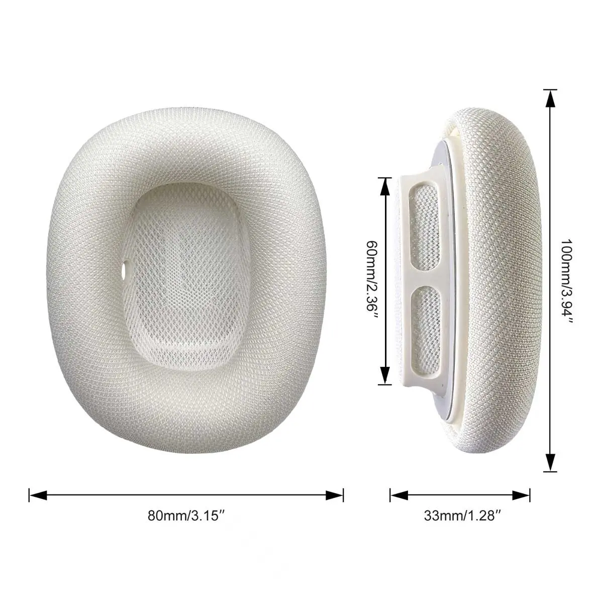 NullMini For Apple Airpods Max 2 II Replacement Mesh Earpads Headphones Ear Cushion Memory Foam Sleeve Earphone Earmuff