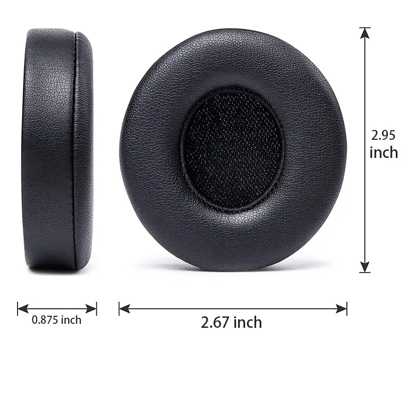 KUTOU Earpads For Beats Solo 2 Solo2 Ear Cushion Solo 3 Solo3 Headphones Ear Pads Ear Cups Replacement Parts Headset Foam Pad