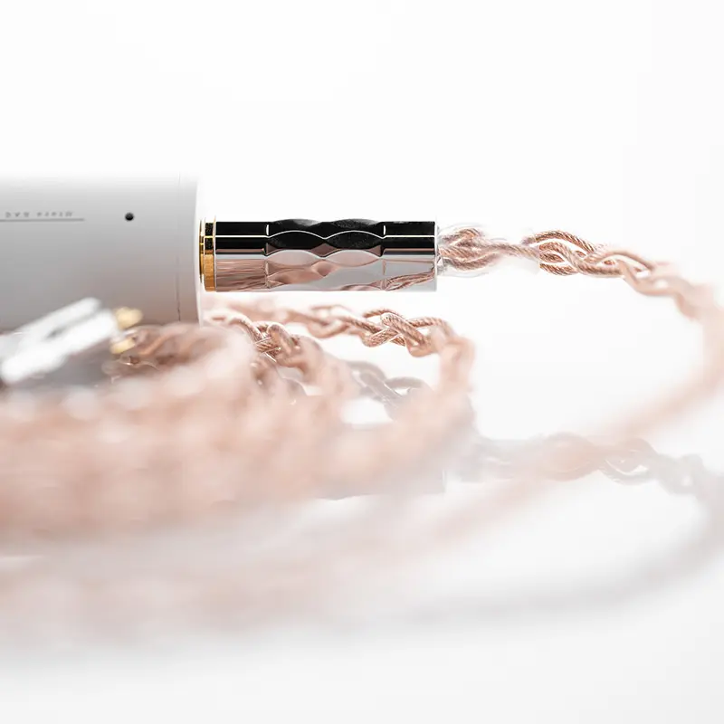 MoonDrop Line T Earphone Upgraded Cable 0.78 2Pin 4.4mm 6N Single Crystal Copper 196-Core Litz Structure Earphone Upgrade Cable