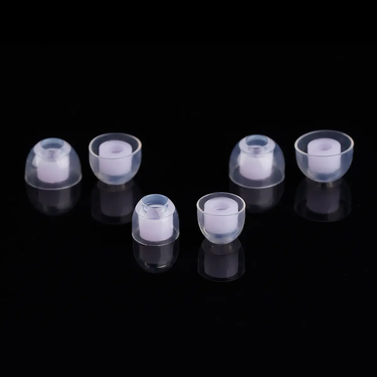 NICEHCK P03 Transparent Liquid Silicone Ear Tips Noise-canceling Soft Safe Eartips Earphone Accessories for NX8 Que Cantor IEM