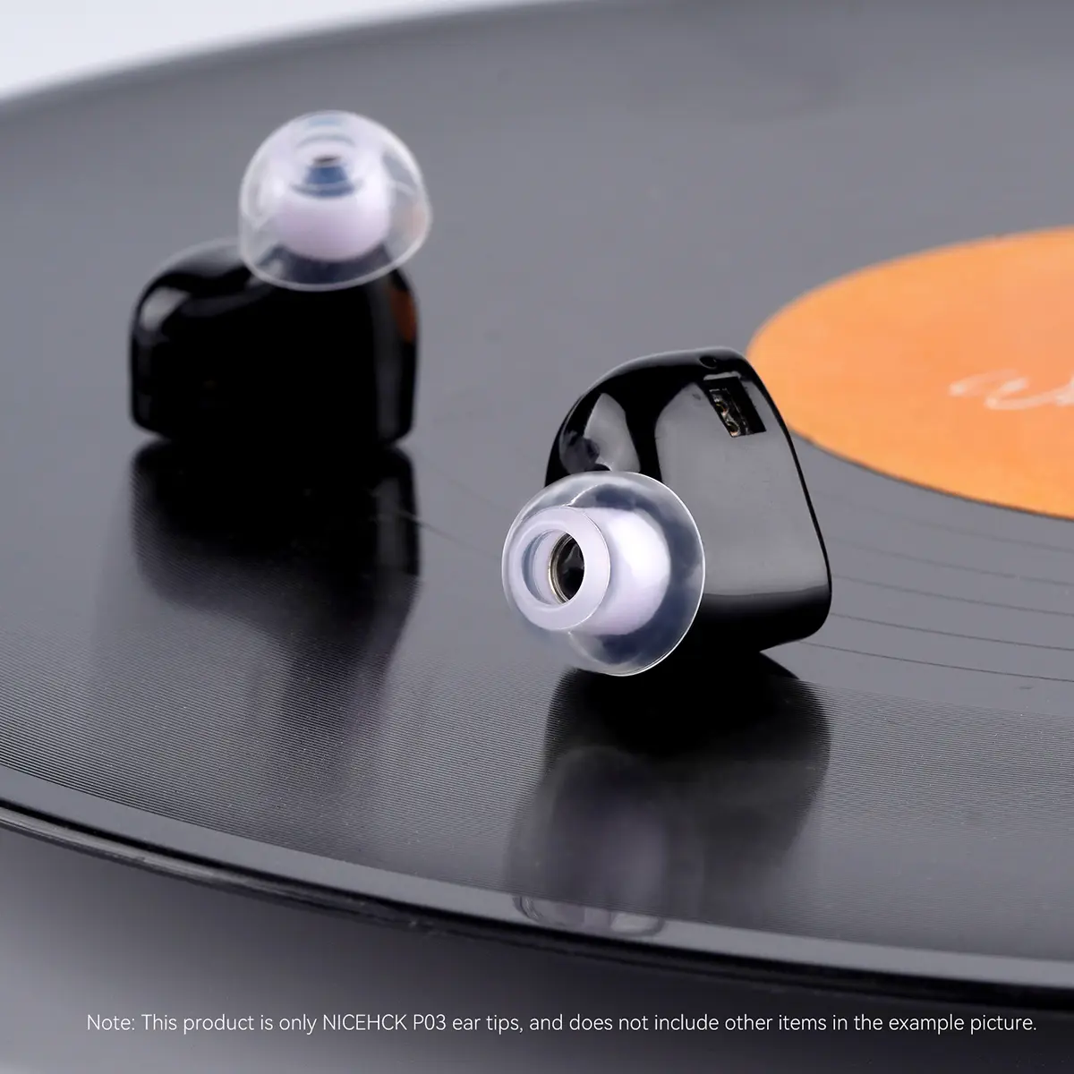 NICEHCK P03 Transparent Liquid Silicone Ear Tips Noise-canceling Soft Safe Eartips Earphone Accessories for NX8 Que Cantor IEM