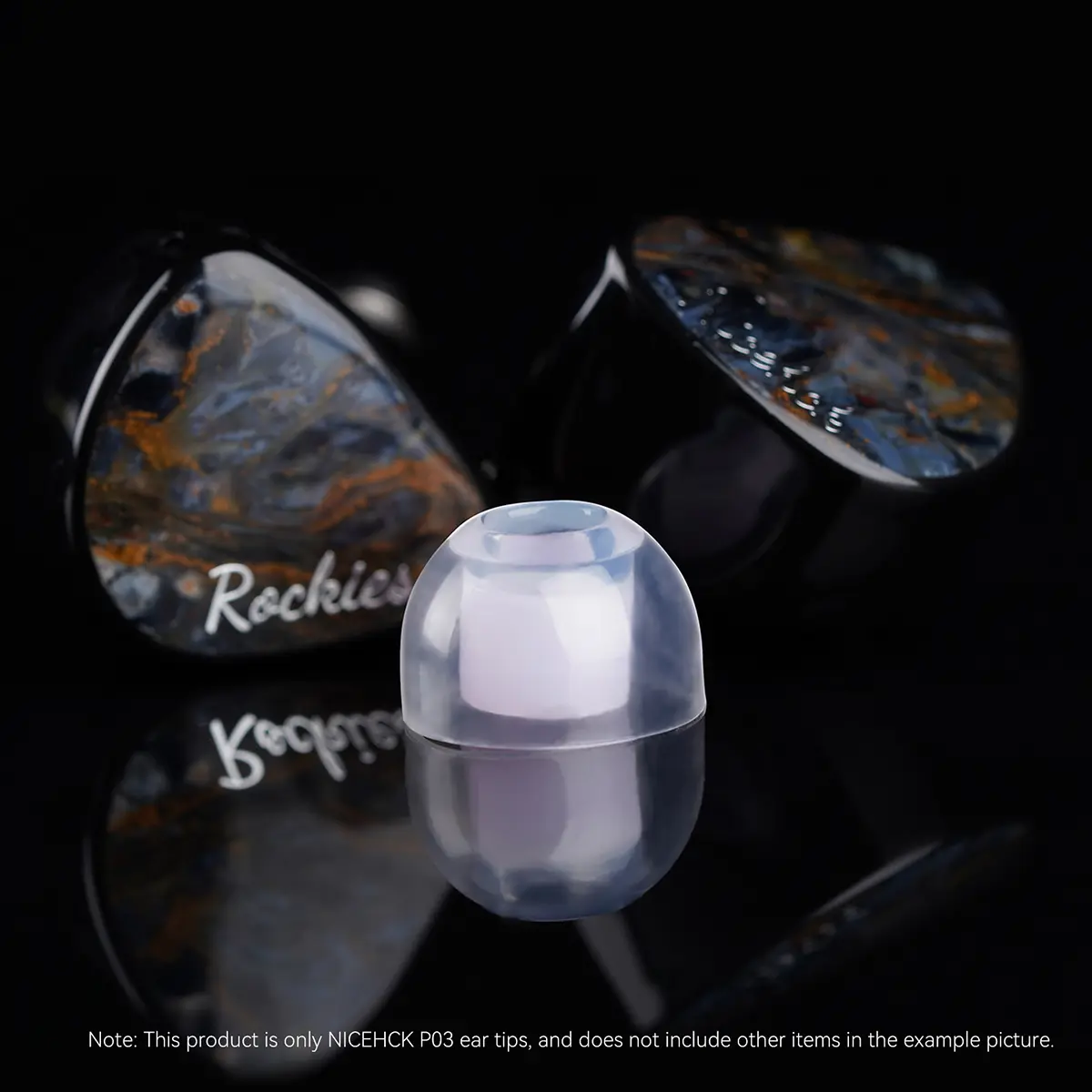 NICEHCK P03 Transparent Liquid Silicone Ear Tips Noise-canceling Soft Safe Eartips Earphone Accessories for NX8 Que Cantor IEM