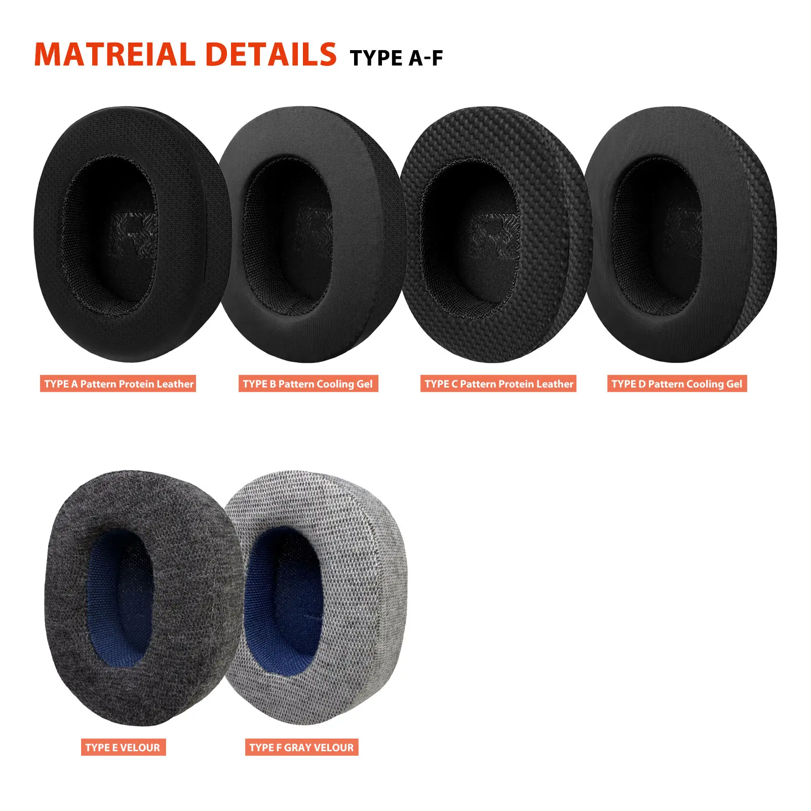 Nullmini Earpads Suitable for Audio-Technica ATH M20x M30x M40x M50x M50X M50BTx MSR7 Headphones Ear Cushion Pads Headband