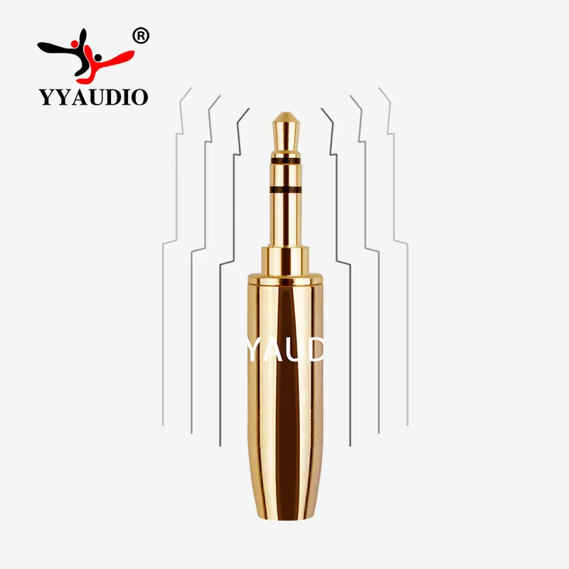 YYAUDIO 7N AUX Earphone Upgrade Cable HiFi Headphone Wire Soft PVC Detachable Cord Audio Line 3.5mm Earphone Wire