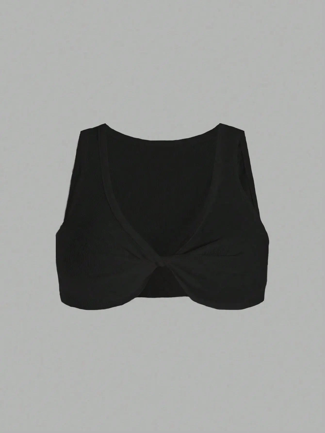 New women's vest front V twist sexy fashion 3-piece set