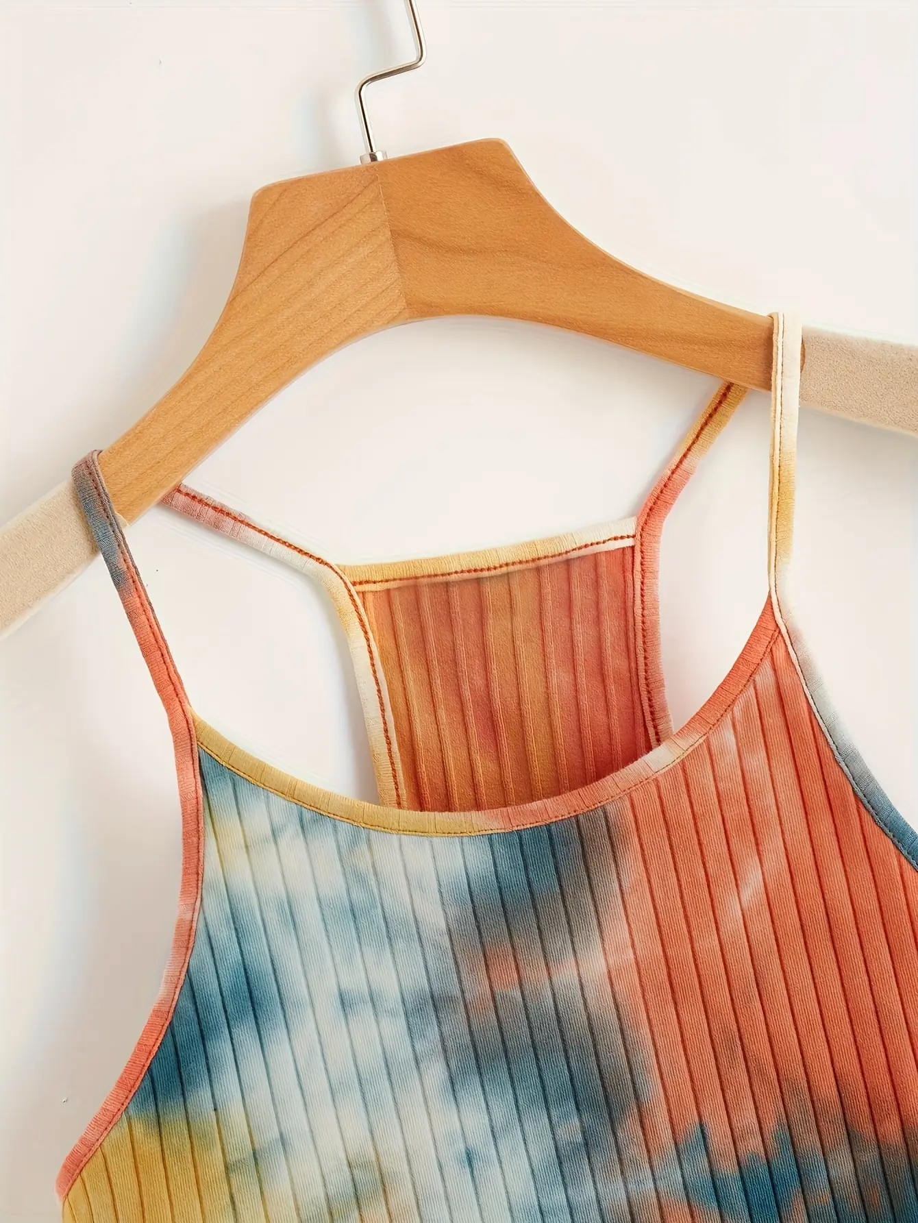 Tie Dye Cami Top 2 Pack  Vintage Sleeveless Crop Summer TopWomen's Clothing