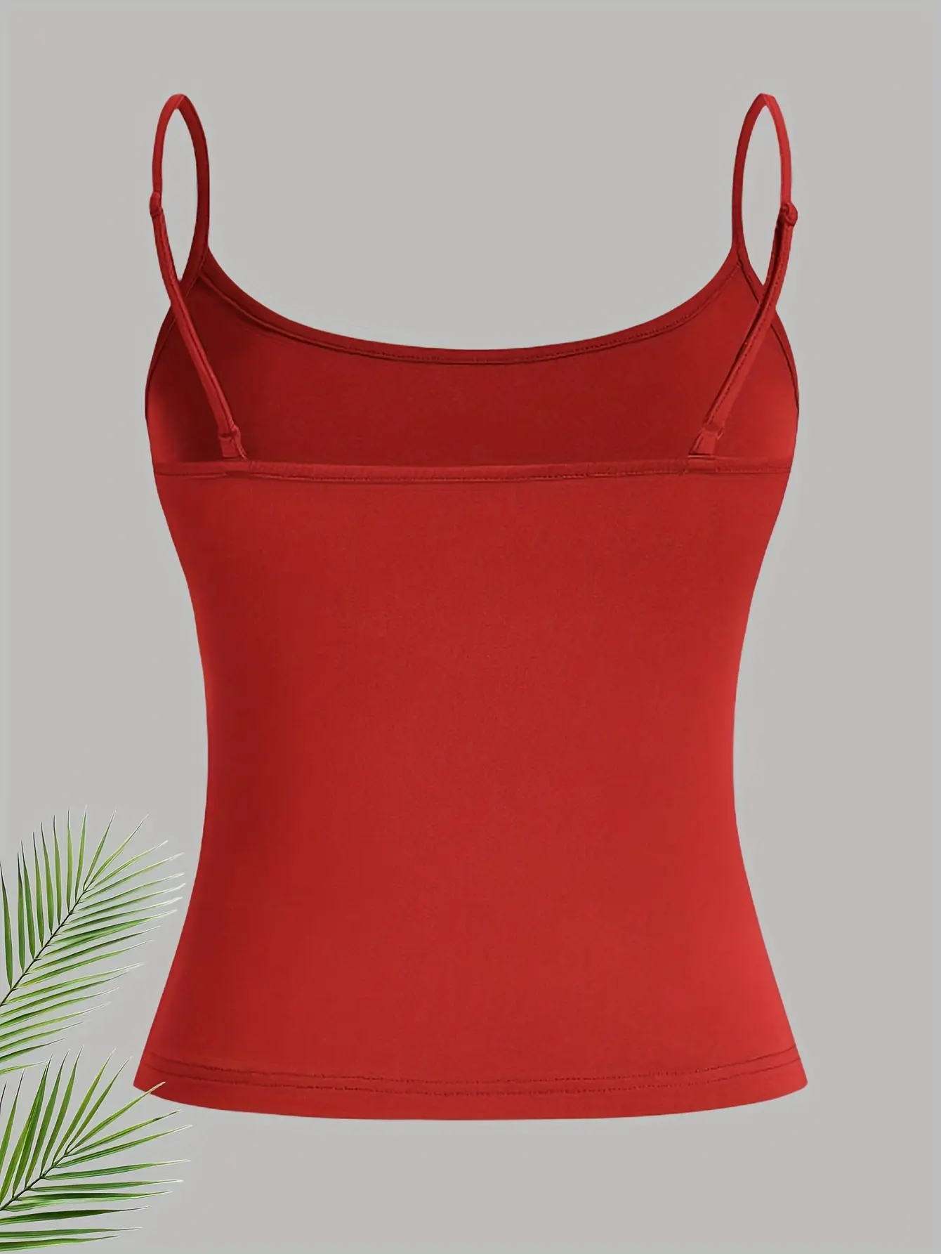3 Pack Solid Color Cami Top Versatile Slim Backless Spaghetti strap Top For Summer Women's Clothing