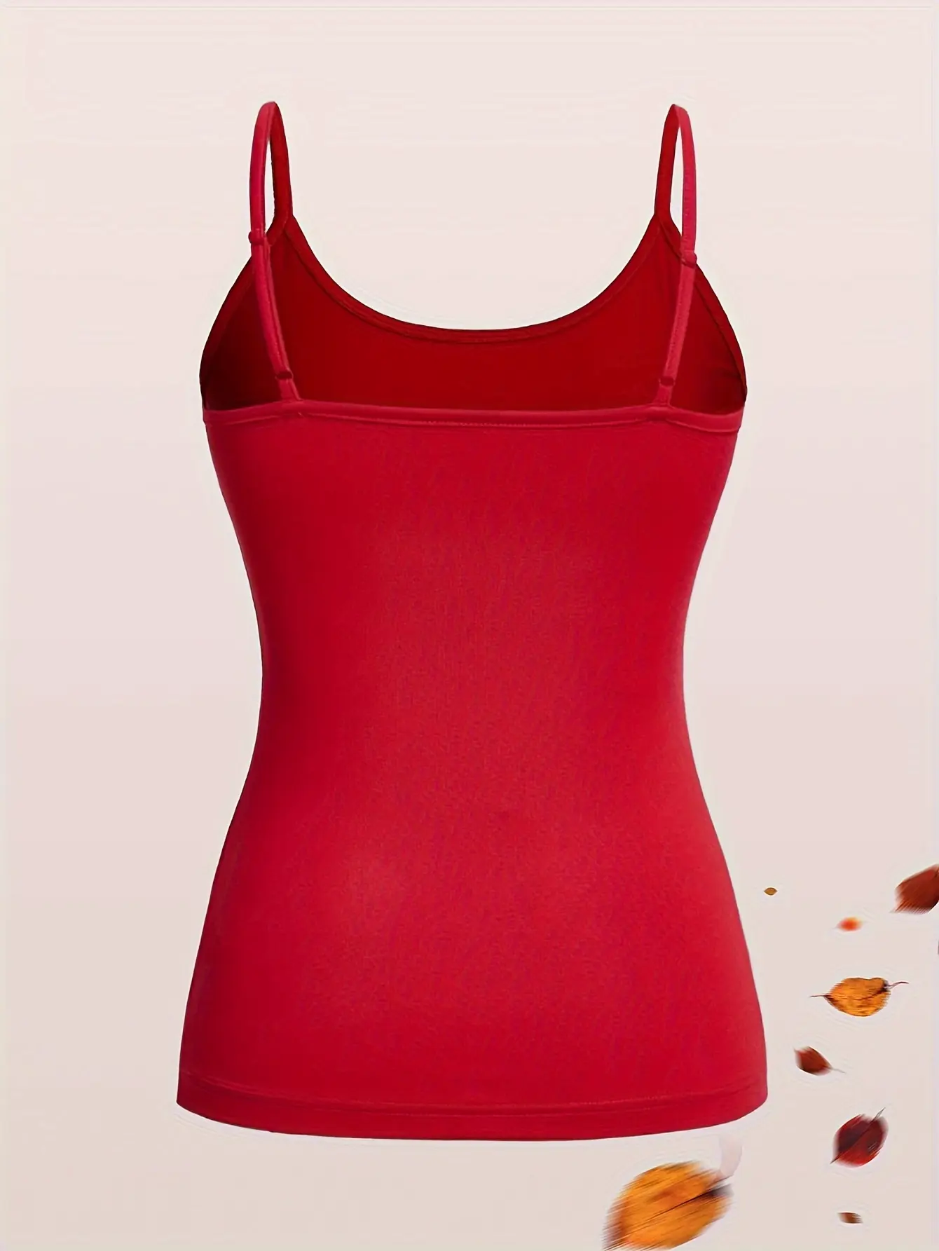 4 Pack Solid Color Cami Top Versatile Slim Backless Spaghetti strap Top For Summer Women's Clothing