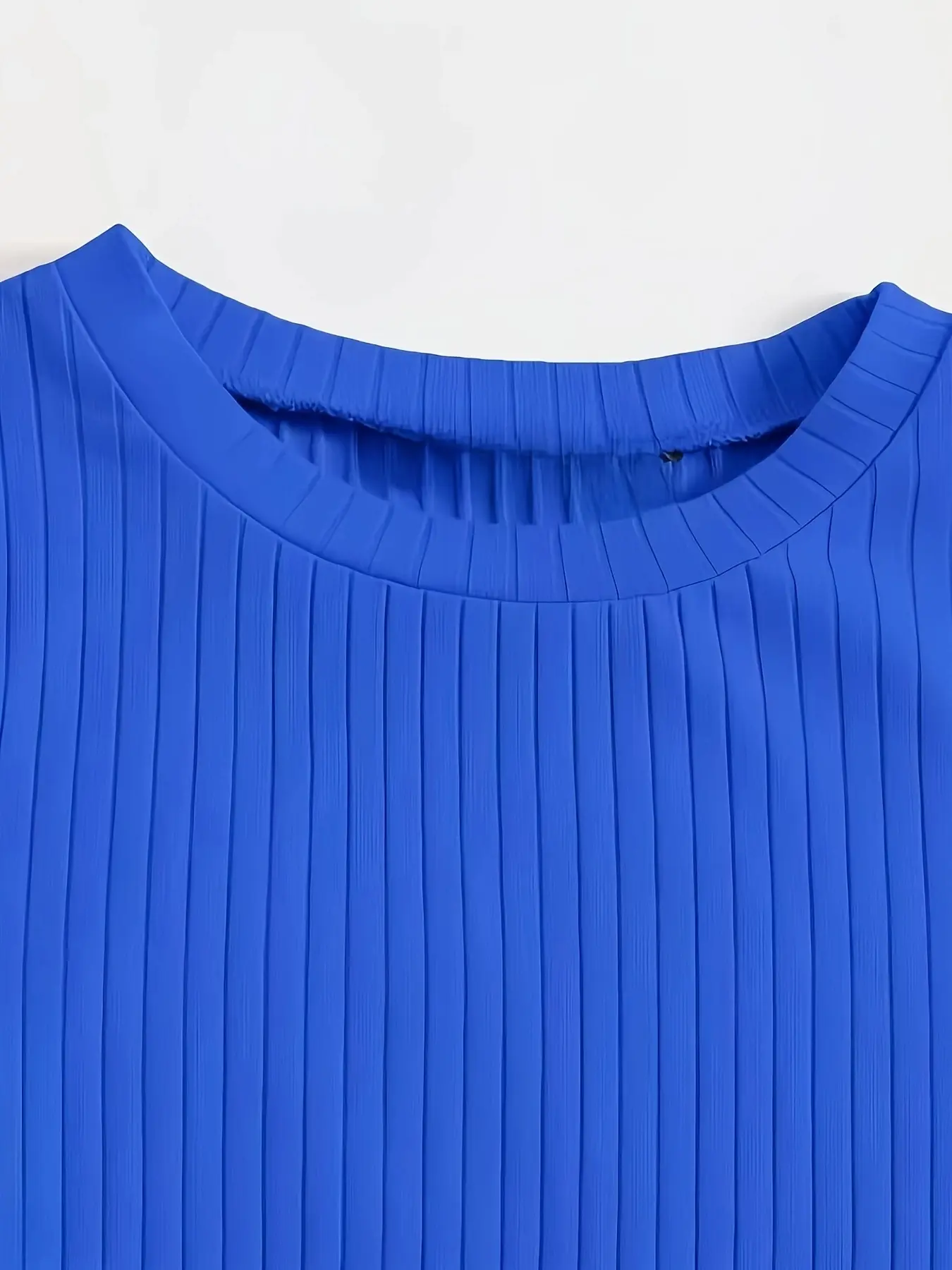 Casual Chic Women's Cotton Ribbed Crop T-Shirt Versatile &Breathable for Spring/Summer/Fal!