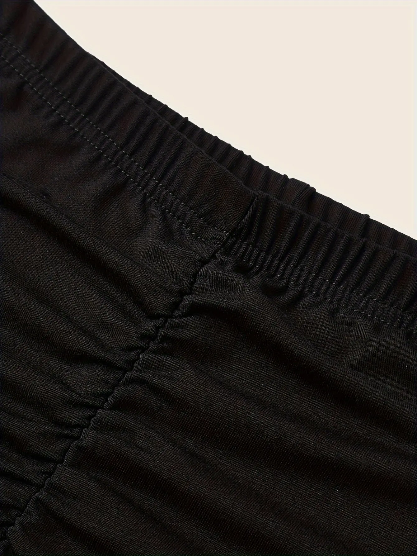 Elegant High Waist Ruched  Skirt with Back Vent for Women -  Perfect for Spring and Summer Fashion
