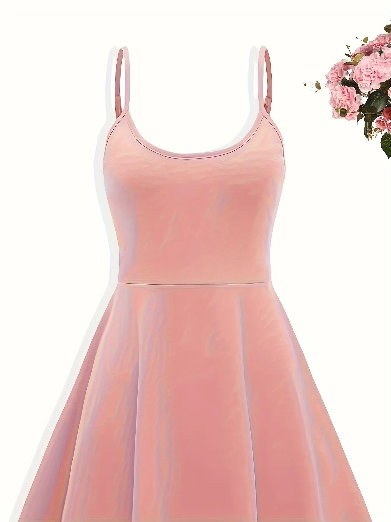Summer New Solid Color Casual Sleeveless Backless Slip Dresses Women's Cotton And Linen Style Dress Holiday Party A-line Skirts