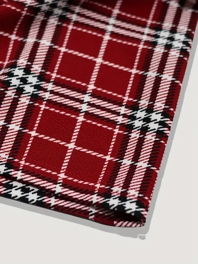 Vintage Plaid Skirt Women Green And Red Check Vintage Mini Skirts Summer Street Fashion High Waist Oversize Casual A-line Skirt
