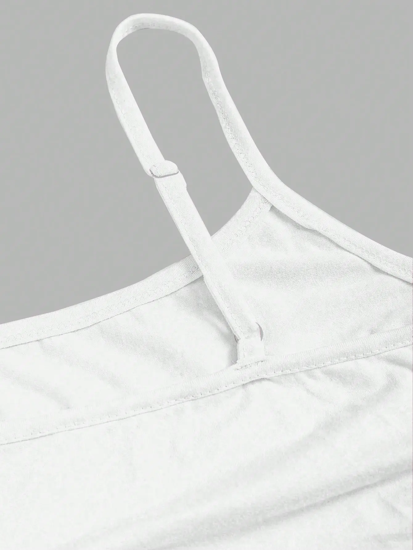 Women's solid color slim fit versatile camisole three piece set