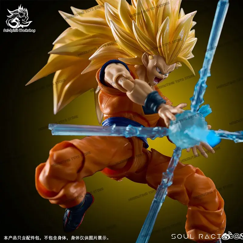 2025 New SSW Scouti Workshop Dragon Ball SHF Super Saiya SSJ3 Head Sculpture Special Effect Dragon Fist Collection Gifts