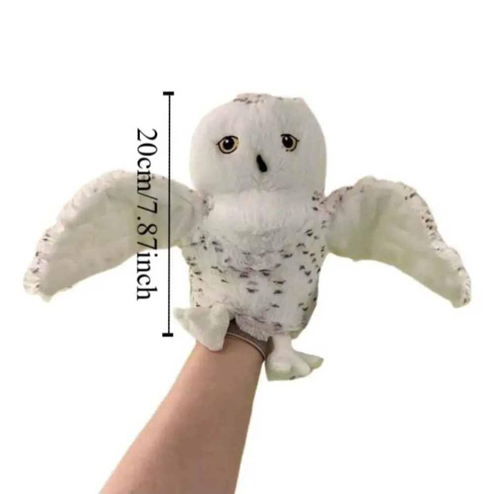 Birthday Gifts Simulated Owl Hand Puppet Hand Finger Educational Plush Story Puppet Cartoon 20cm Stuffed Owl Toy For Children